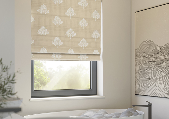 William Morris At Home Marigold Tree Embroidery, Chalk - Twist&Fit Roman Blind - Image 5